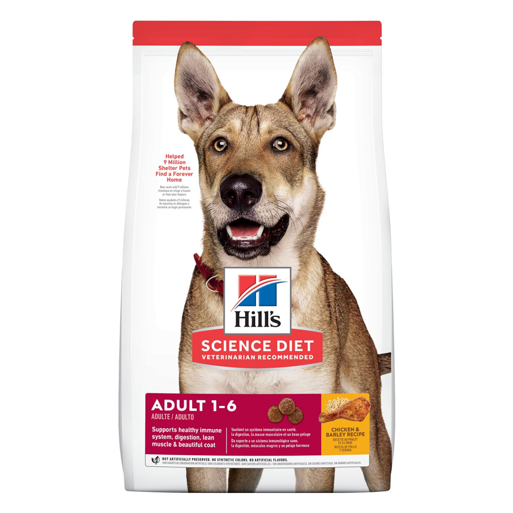 Hill's Science Diet Adult 1-6 Chicken & Barley Recipe Dry Dog Food