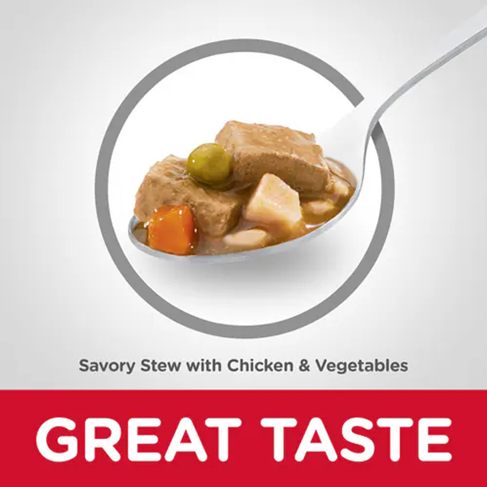 Hill's Science Diet Adult 1-6 Savory Stew with Chicken & Vegetables Wet Dog Food 363 Gm