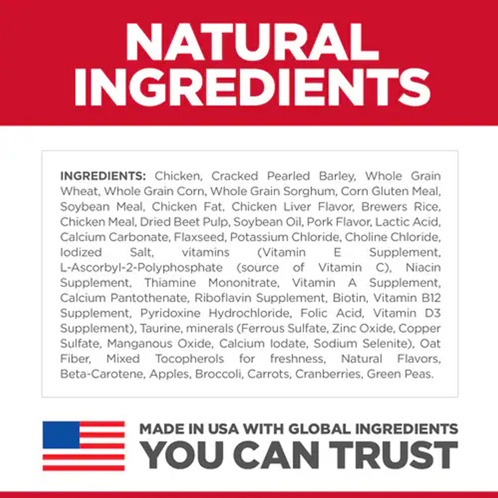Hill's Science Diet Adult 1-6 Small Bites Chicken & Barley Recipe Dry Dog Food