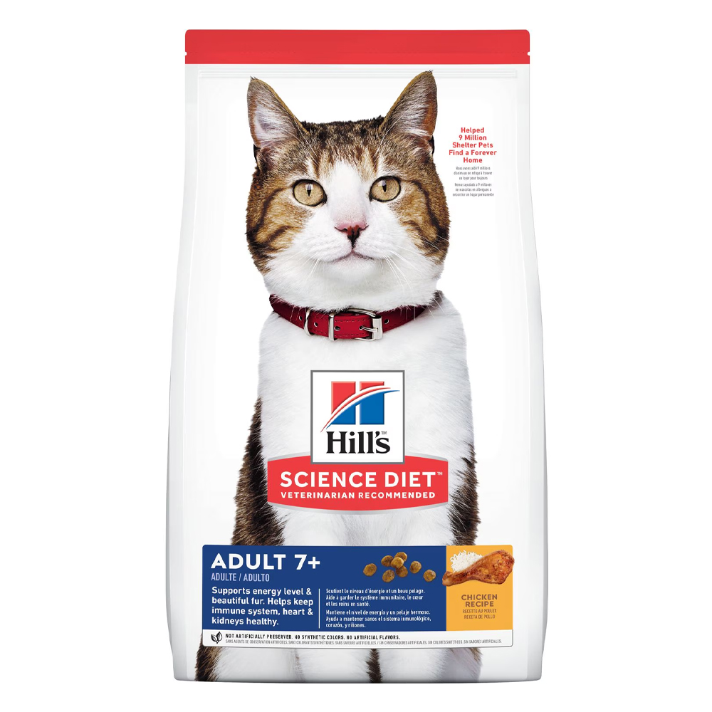 Hill's Science Diet Adult 7+ Chicken Recipe Dry Cat Food