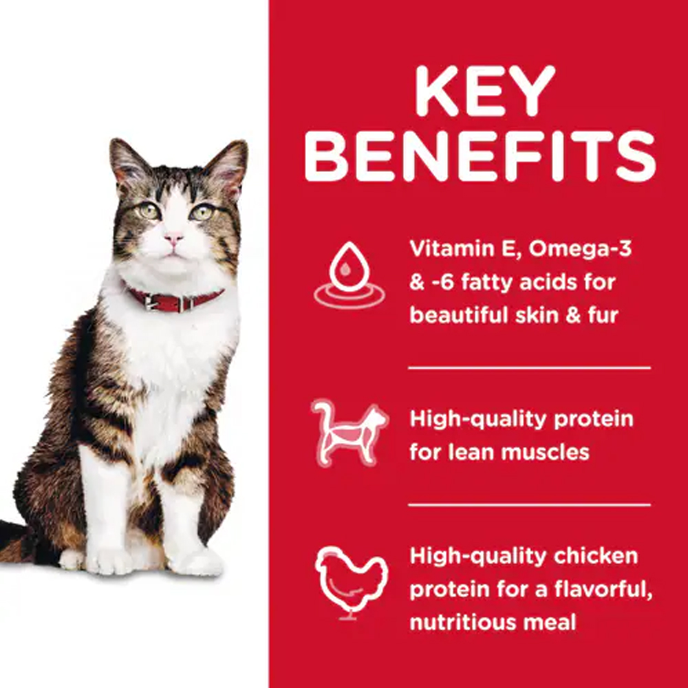 Hill's Science Diet Hairball Control Adult Chicken Recipe Dry Cat Food