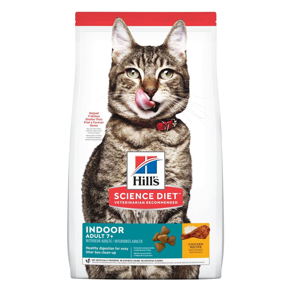 Hill's Science Diet Indoor Adult 7+ Chicken Recipe Dry Cat Food