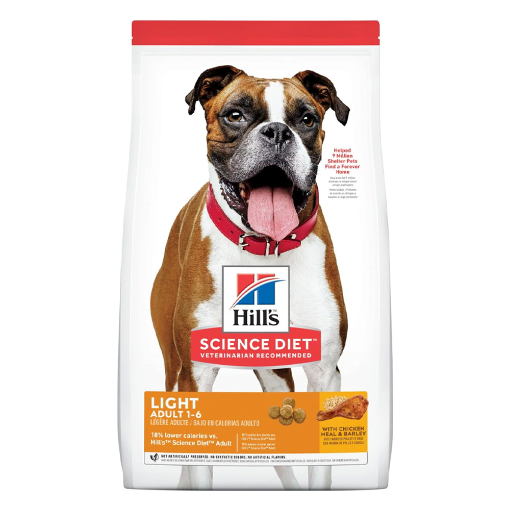 Hill's Science Diet Light Adult 1-6 with Chicken Meal & Barley Dry Dog Food