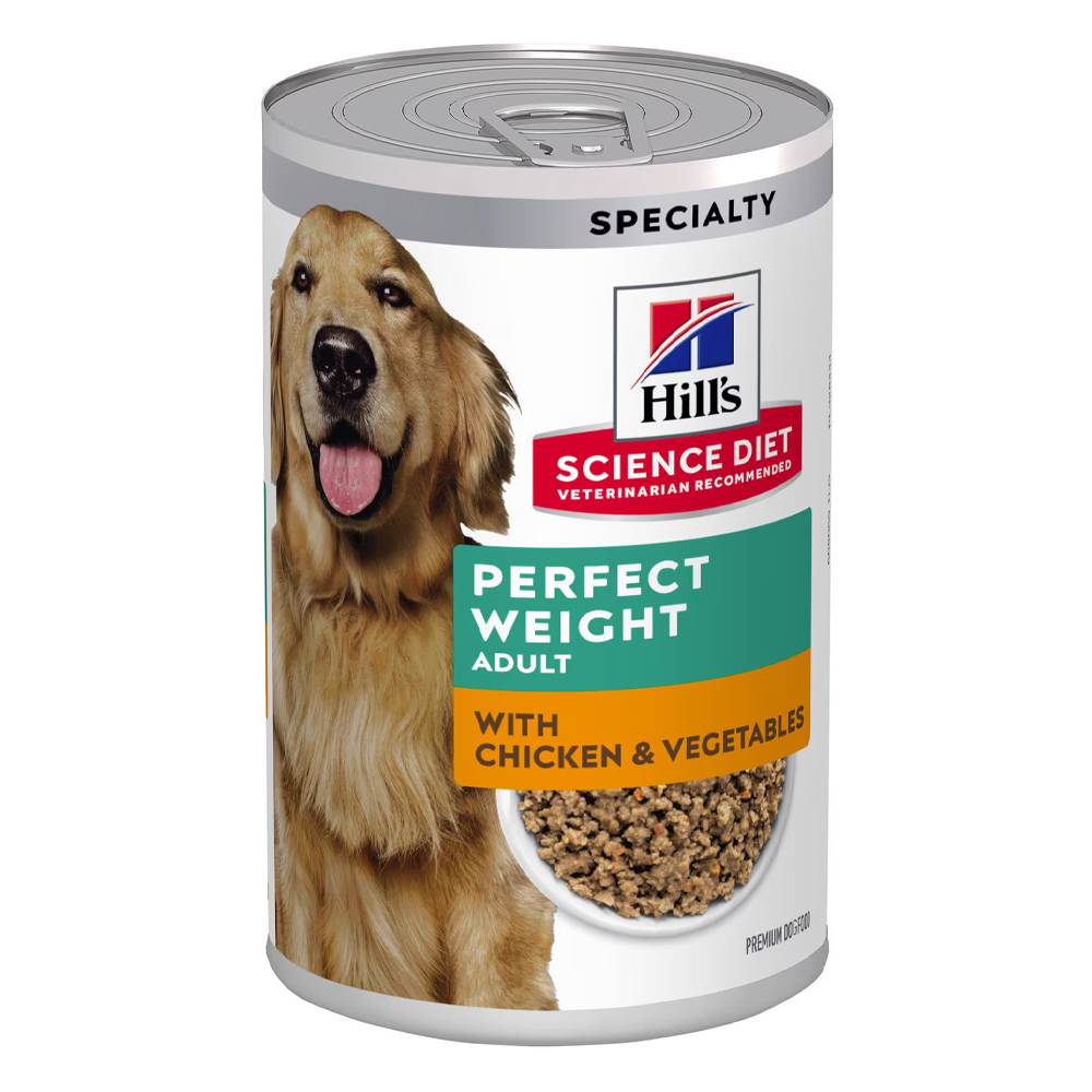 Hill's Science Diet Perfect Weight Adult with Chicken & Vegetables Wet Dog Food 363gm