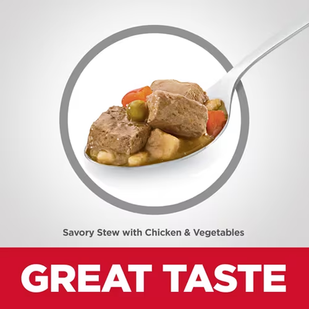 Hill's Science Diet Puppy Savory Stew with Chicken & Vegetable Wet Dog Food 363gm