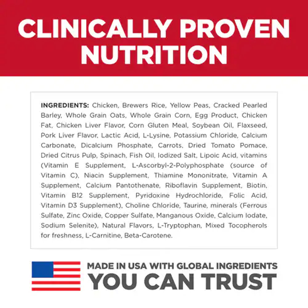 Hill's Science Diet Senior Vitality Small & Mini Adult 7+ Chicken & Rice Recipe Dry Dog Food