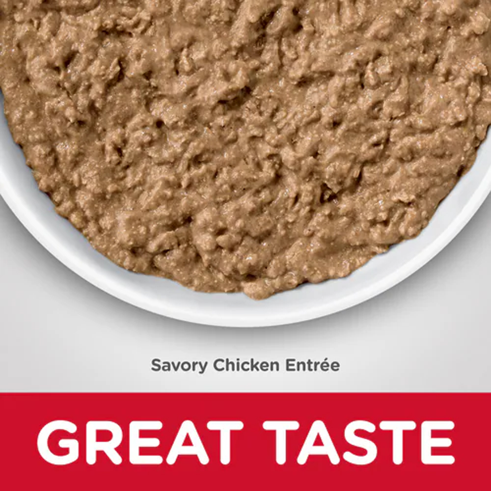 Hill's Science Diet Urinary Hairball Control Adult Savory Chicken Entree Wet Cat Food 82gm
