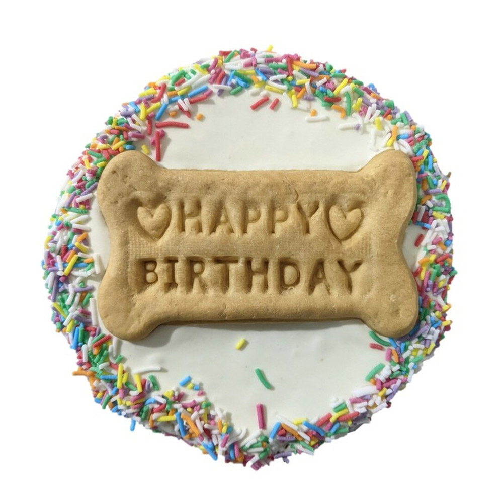 Huds And Toke Birthday Cake Cookie For Dogs - Yoghurt 1 Piece