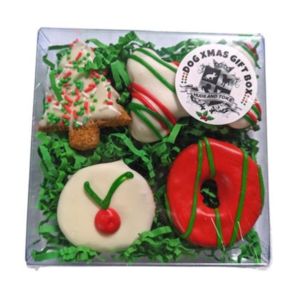 Huds And Toke Mixed Christmas Gift Box For Dogs 4 Pieces 1 Pack