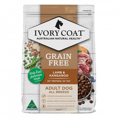 Ivory Coat Grain Free Adult All Breed Lamb & Kangaroo Dry Dog Food