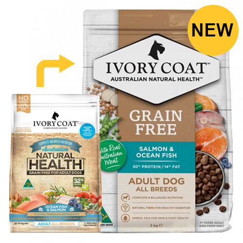 Ivory Coat Grain Free Adult All Breeds Salmon & Ocean Fish Dry Dog Food