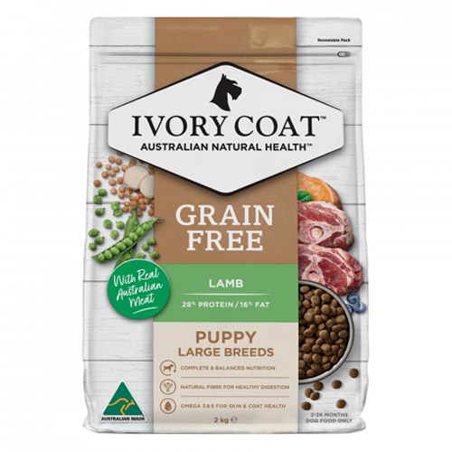 Ivory Coat Grain Free Puppy Large Breeds Lamb Dry Dog Food