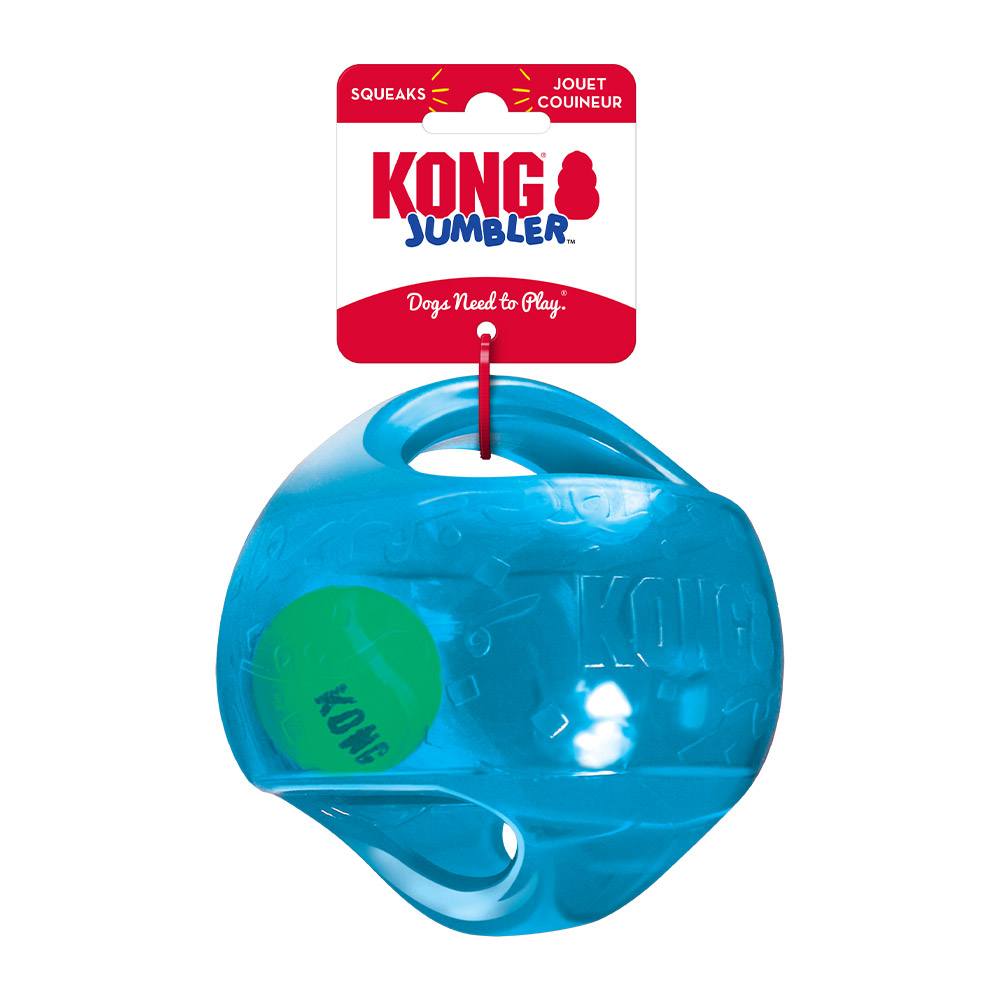 Kong Jumbler Squeaker Toy For Dogs - Ball 1 X Large