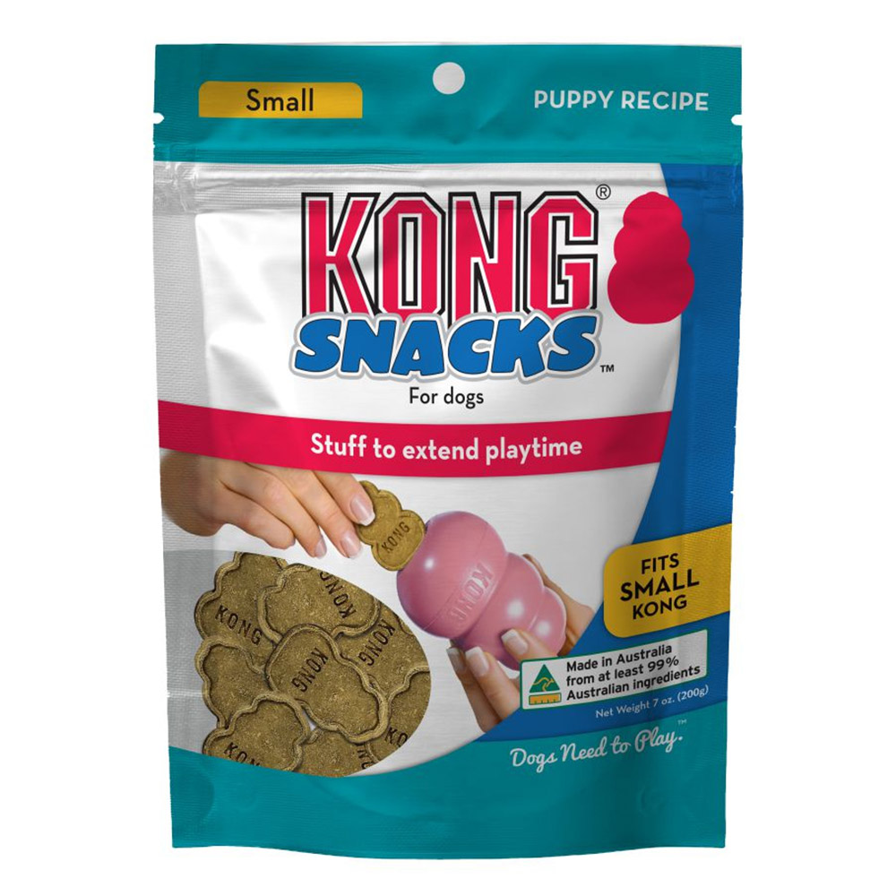 KONG Stuff'n Snacks Puppy Recipe Treats for Dogs Small