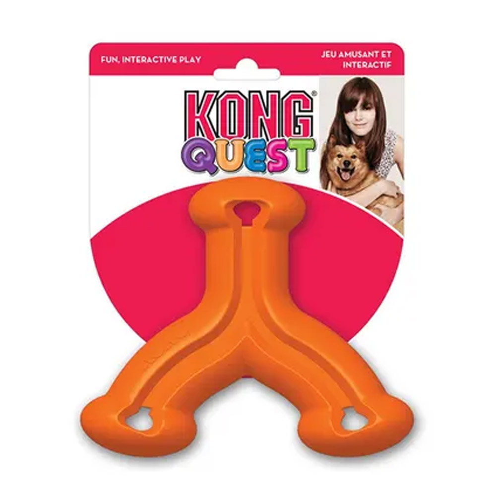KONG Quest Treat Dispensing Toy for Dogs for Dog Supplies