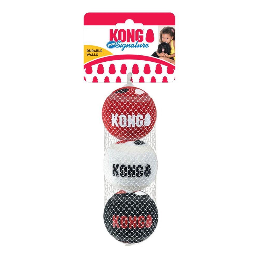 KONG Signature Sport Balls Toy for Dogs for Dog Supplies
