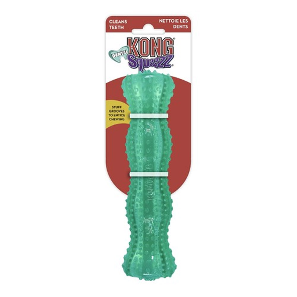 Kong Squeezz Dental Rubber Toy For Dogs - Stick 1 X Medium