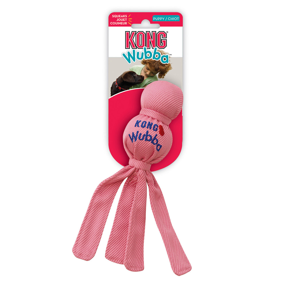 KONG Wubba Squeaker Puppy Toy for Dogs