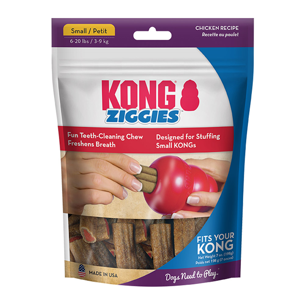 KONG Ziggies Stuffin Chicken Recipe Treats for Dogs