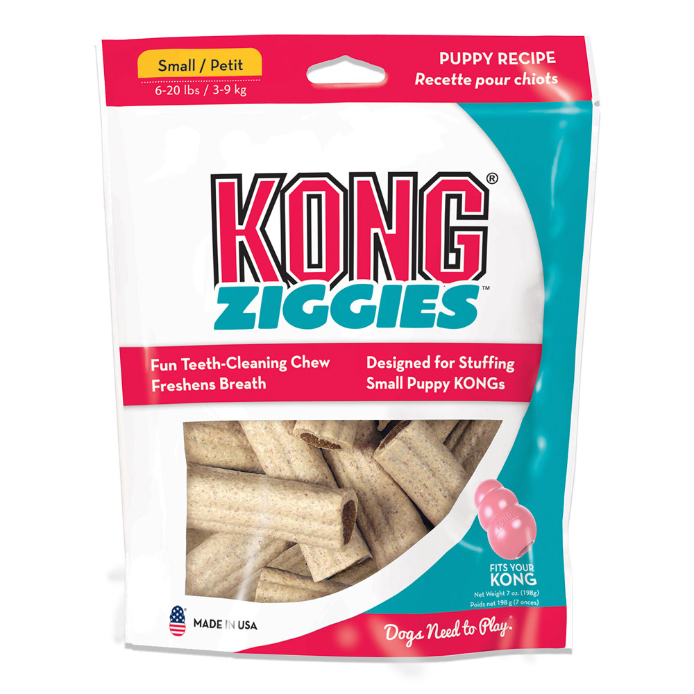 KONG Ziggies Stuffins Puppy Recipe Treats for Dogs