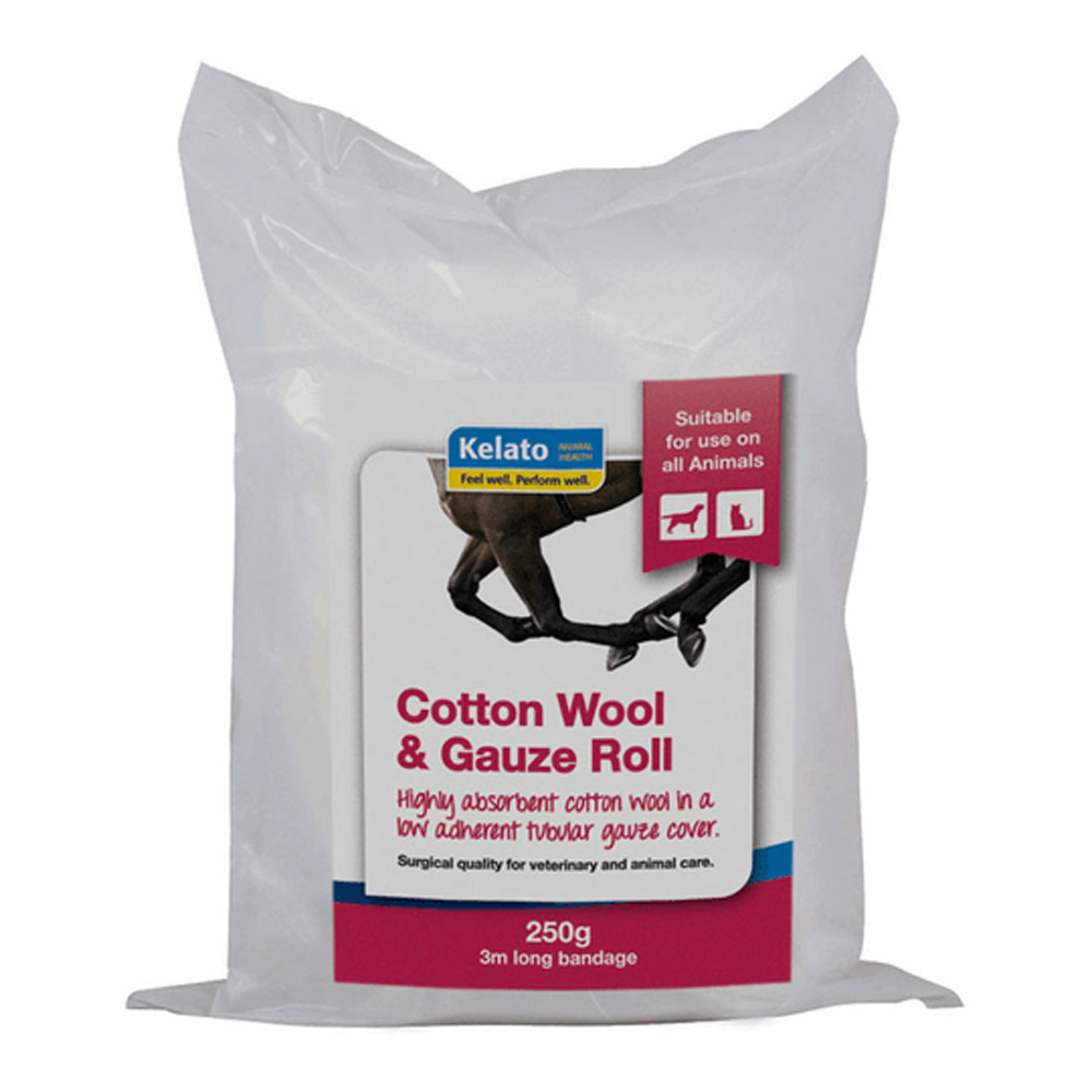 Kelato Cotton Wool And Gauze Roll for Horse Supplies
