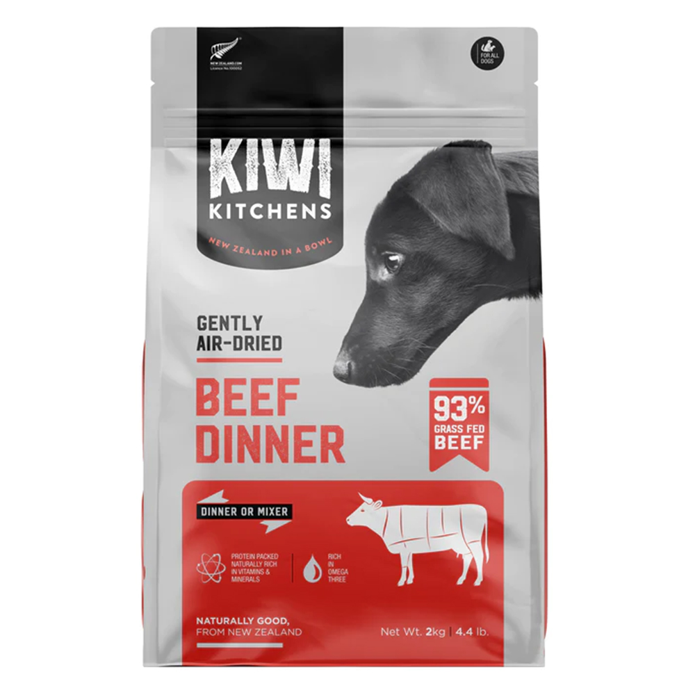 Kiwi Kitchens Air Dried Beef Dinner Dry Dog Food