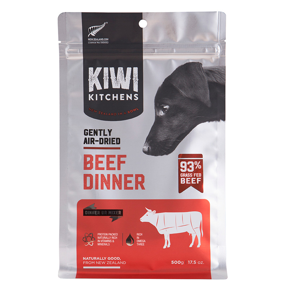 Kiwi Kitchens Air Dried Beef Dinner Dry Dog Food