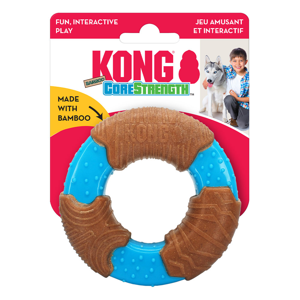 Kong Corestrength Bamboo Toy For Dogs - Ring 1 X Large
