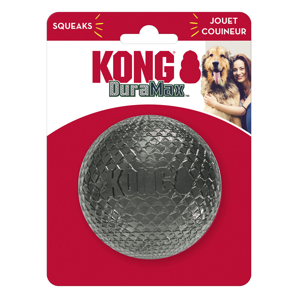 Kong Duramax Squeaker Toy For Dogs - Ball 1 X Large
