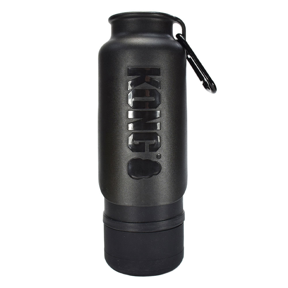 KONG H2O Portable Insulated Stainless Steel Bottle with Lid Bowl For Dogs for Dog Supplies