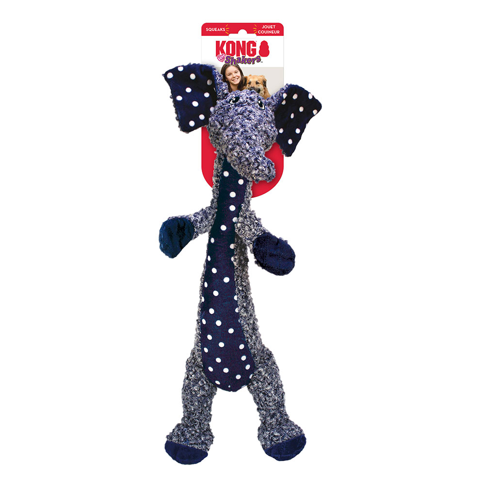 Kong Shakers Luvs Squeaker Toy For Dogs - Elephant 1 X Large