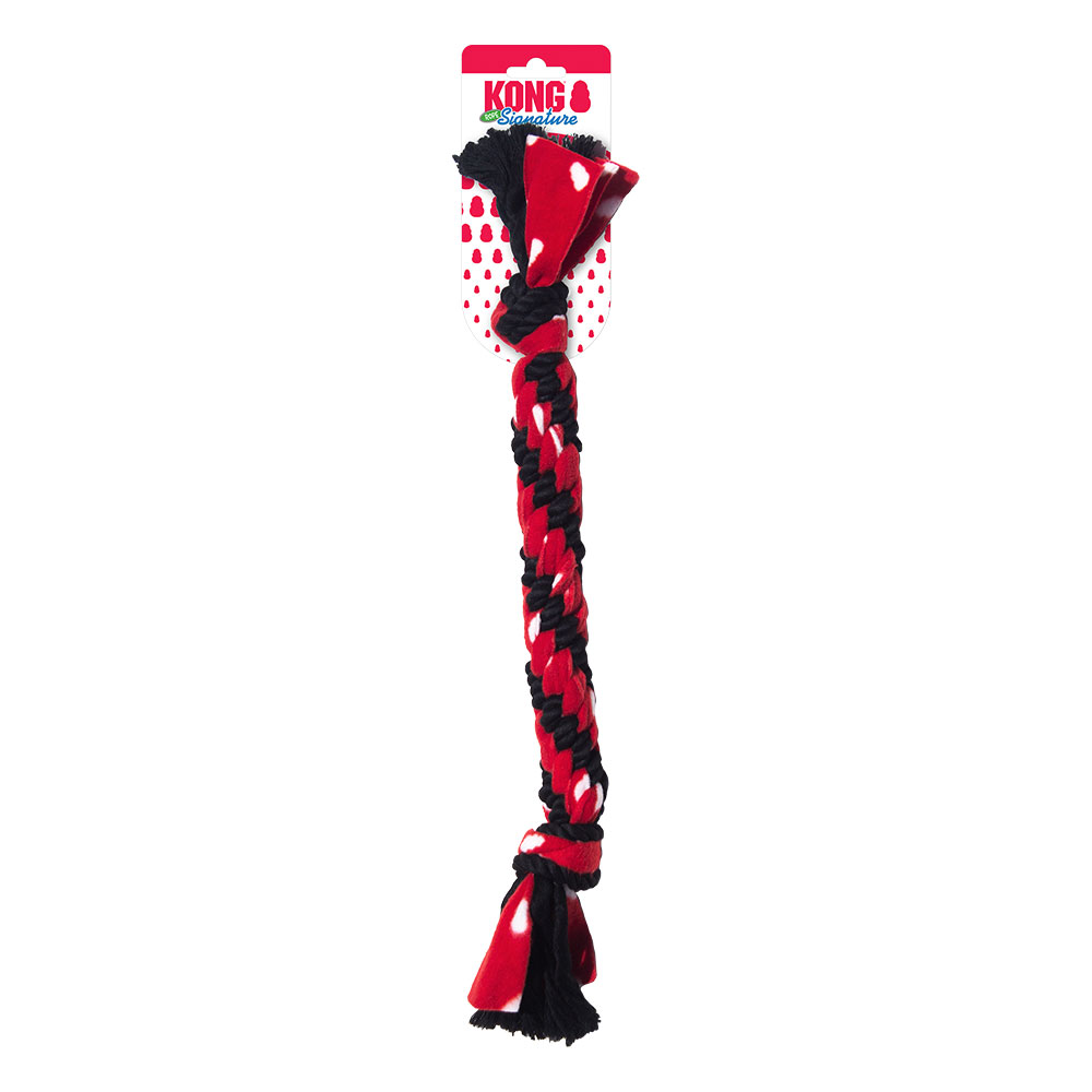 KONG Signature Rope Tug Toy for Dogs - Dual Knot