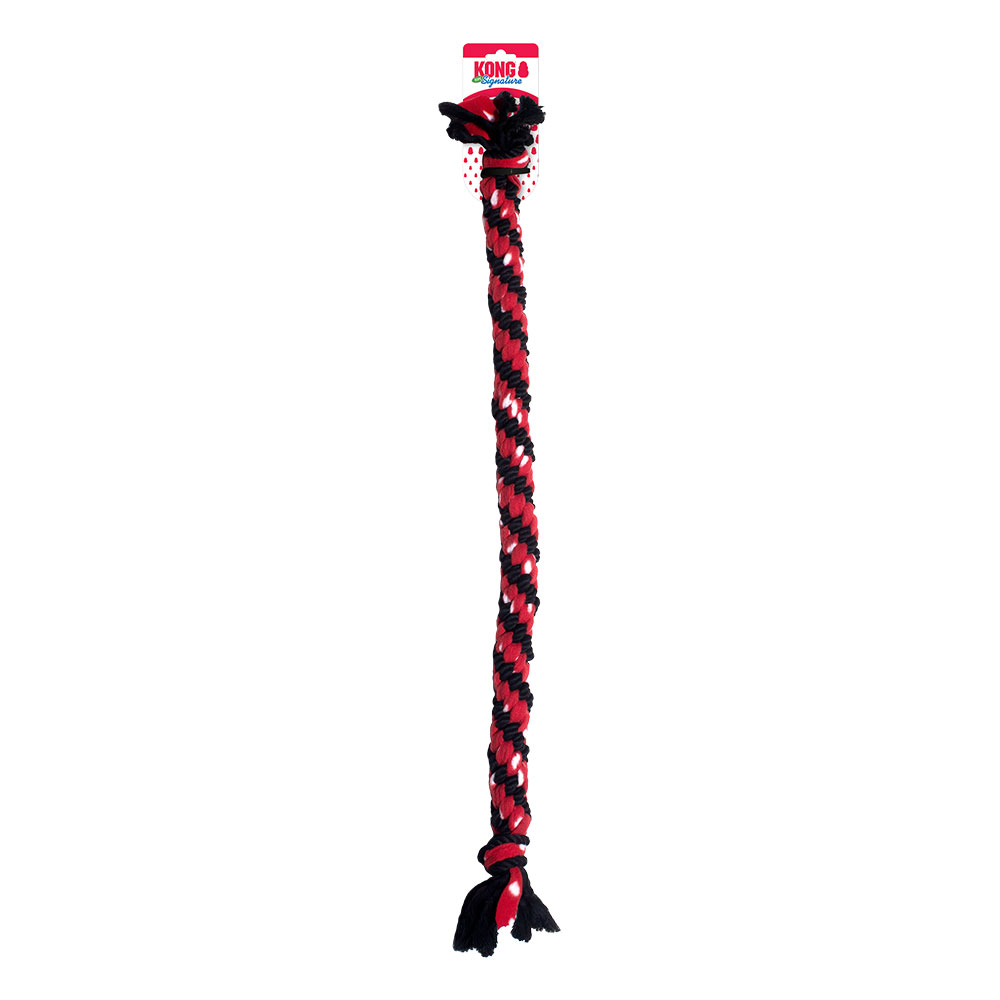 KONG Signature Rope Tug Toy for Dogs - Mega Dual Knot