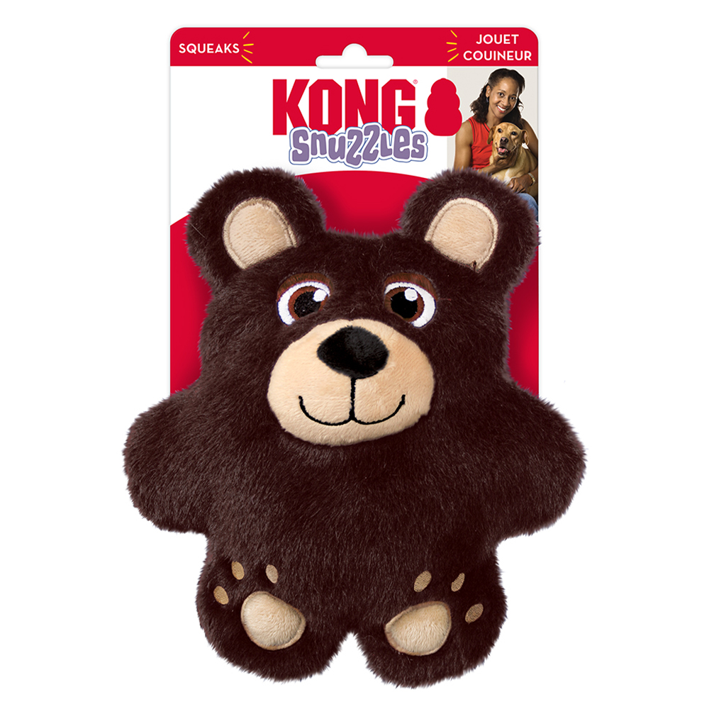 Kong Snuzzles Squeaker Toy For Dogs - Bear 1 X Medium