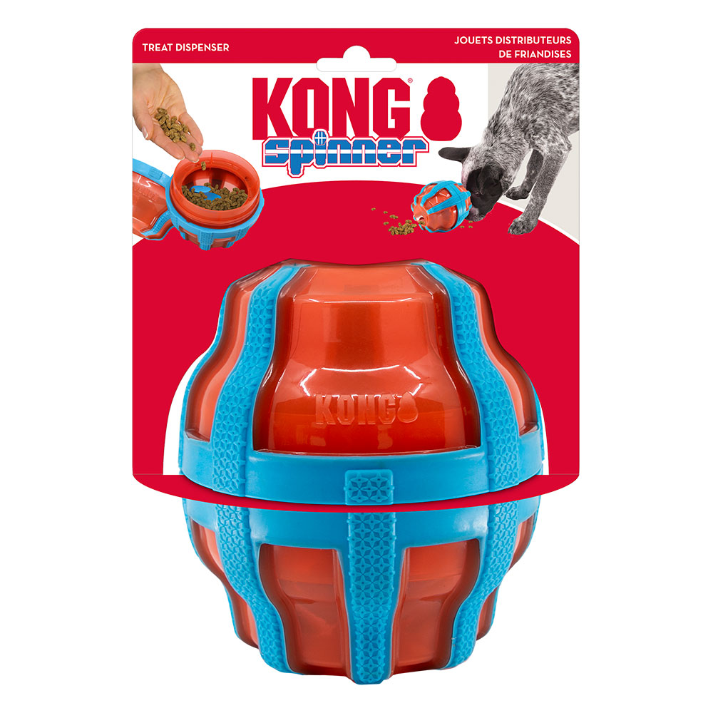 Kong Spinner Treat Dispenser Toy For Dogs  1 X Large