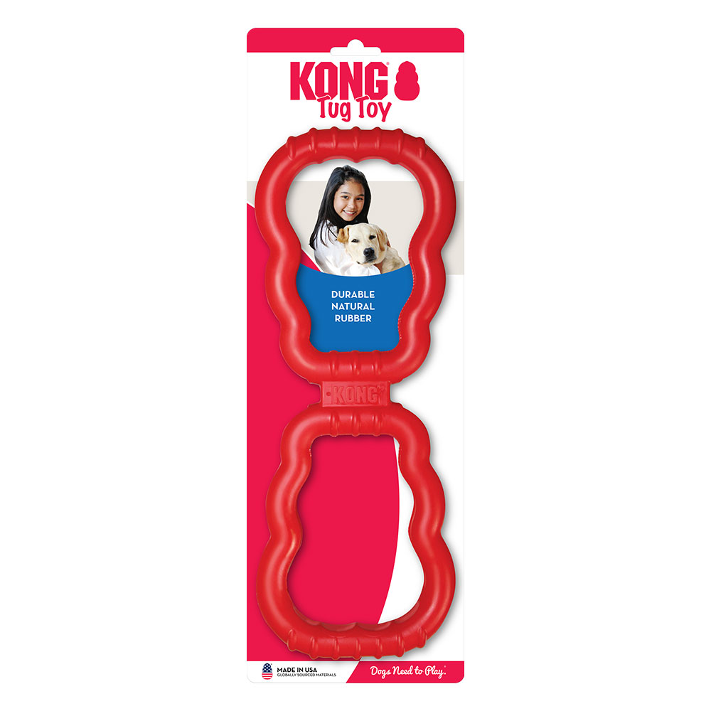 KONG Tug Rubber Toy for Dogs for Dog Supplies