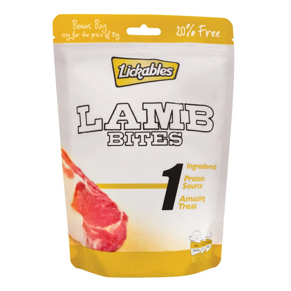 Lickables 1 Lamb Bites for Dog Supplies