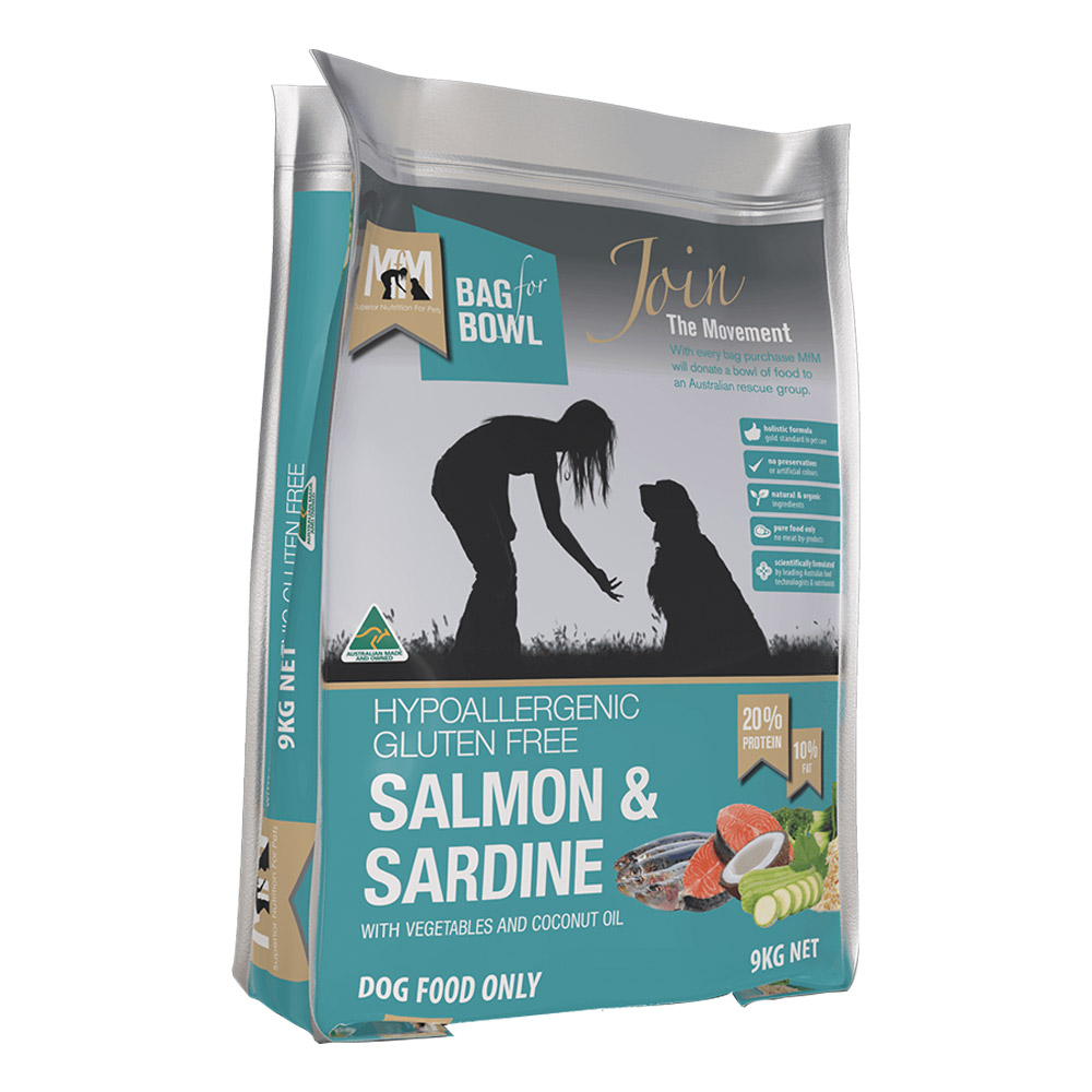 Meals for Mutts (MFM) Hypoallergenic Gluten Free Salmon & Sardine with Vegetables and Coconut Oil Dry Dog Food