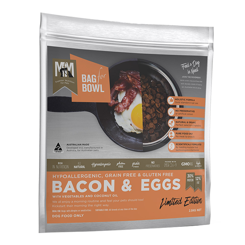 Meals for Mutts (MFM) Bacon & Eggs with Vegetables and Coconut Oil Dry Dog Food