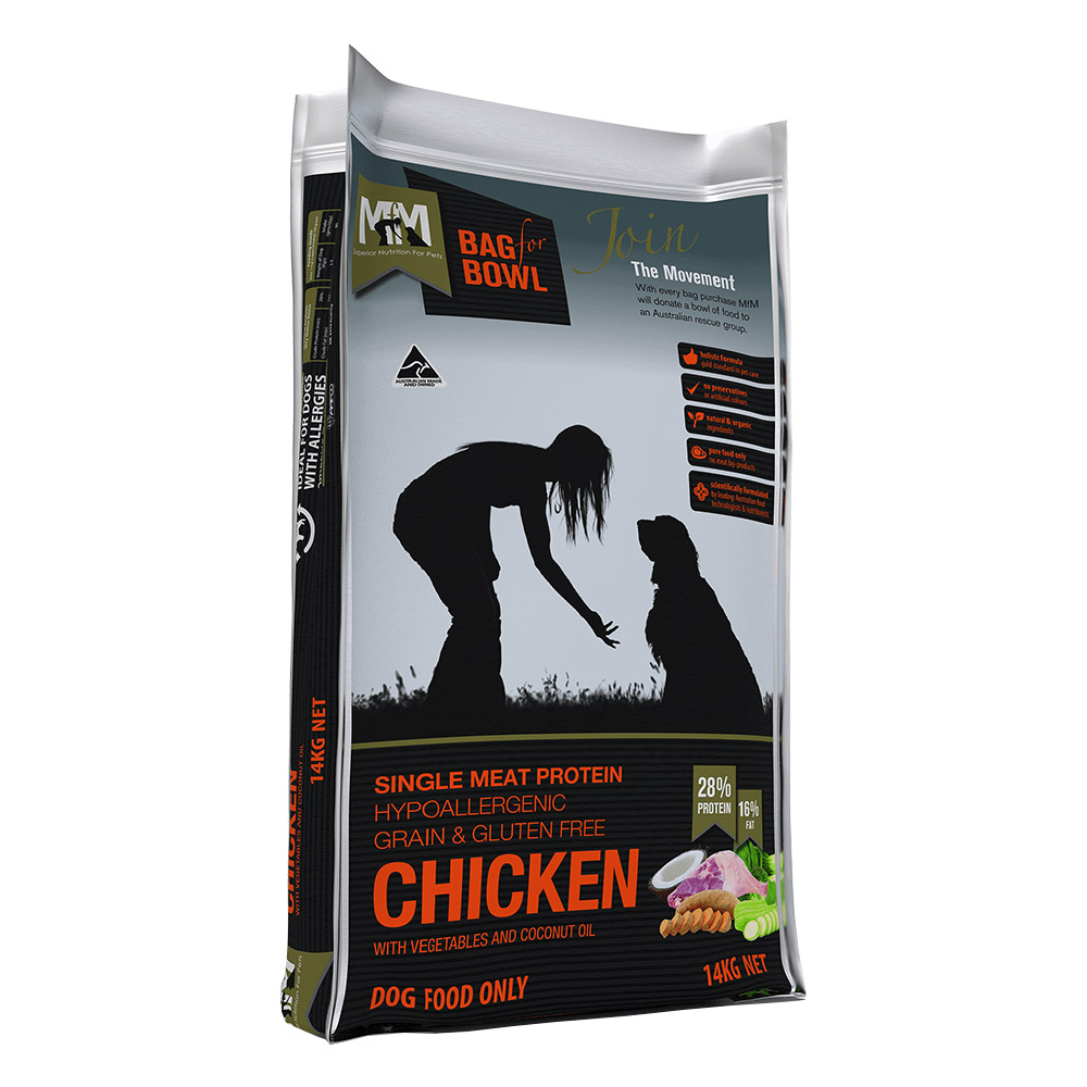 Meals for Mutts (MFM) Single Meat Protein Chicken with Vegetables and Coconut Oil Dry Dog Food