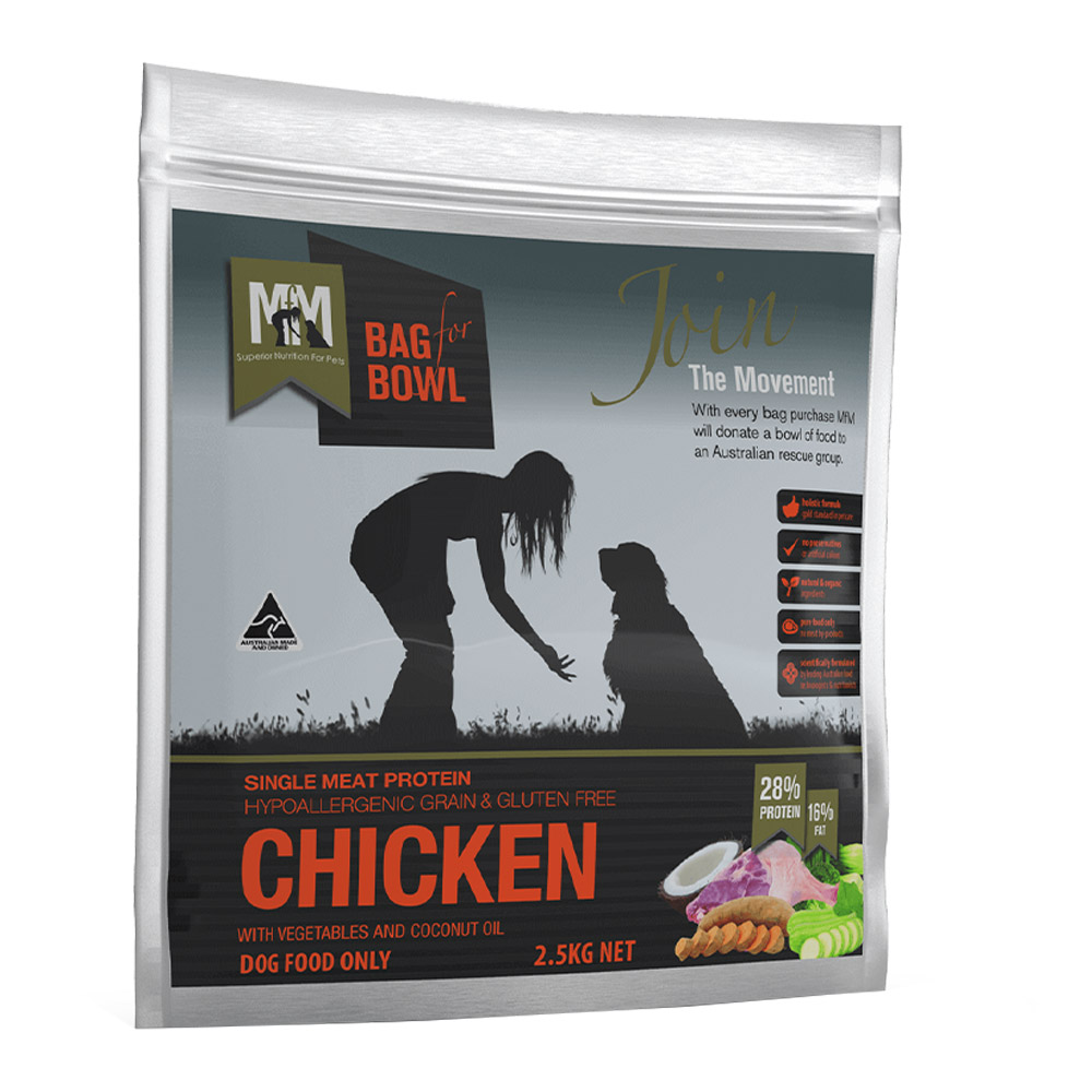 Meals for Mutts (MFM) Single Meat Protein Chicken with Vegetables and Coconut Oil Dry Dog Food