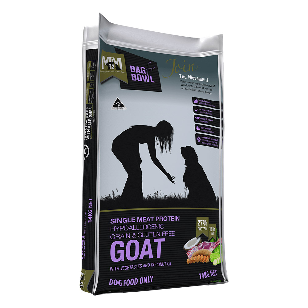 Meals for Mutts (MFM) Single Meat Protein Goat with Vegetables and Coconut Oil Dry Dog Food