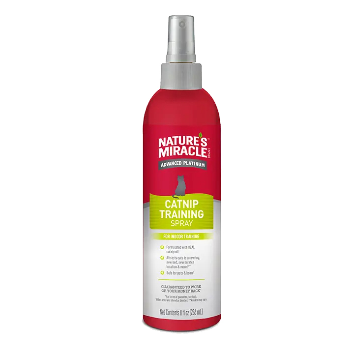 Nature's Miracle Advanced Platinum Catnip Training Spray For Cats