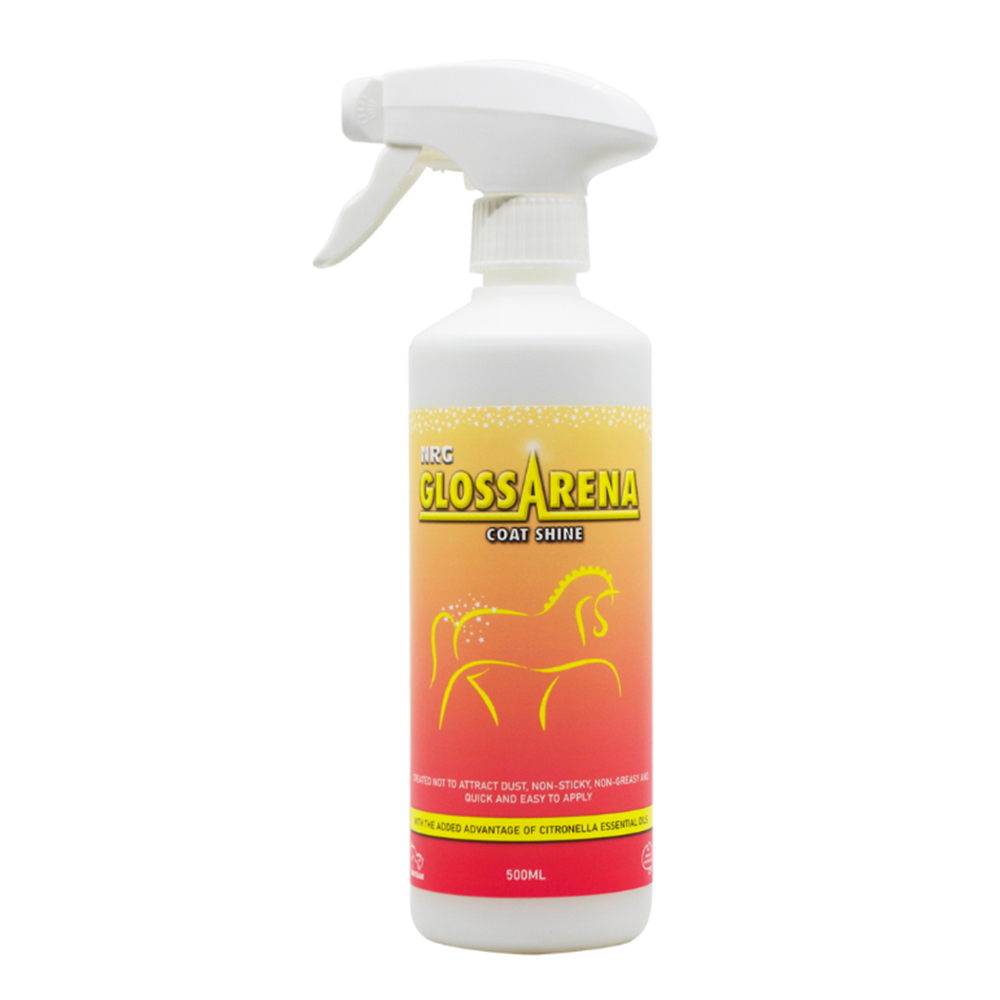 NRG Gloss Arena Coat Shine Spray for Horse for Horse Supplies