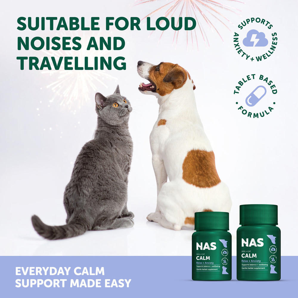 Natural Animal Solutions (NAS) Calm + Relax For Cats
