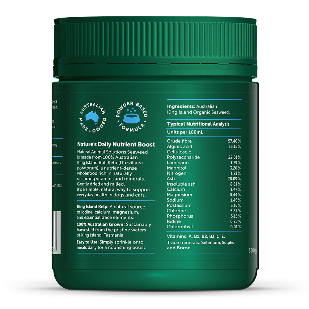 Natural Animal Solutions (NAS) Dried Seaweed for Dogs and Cats