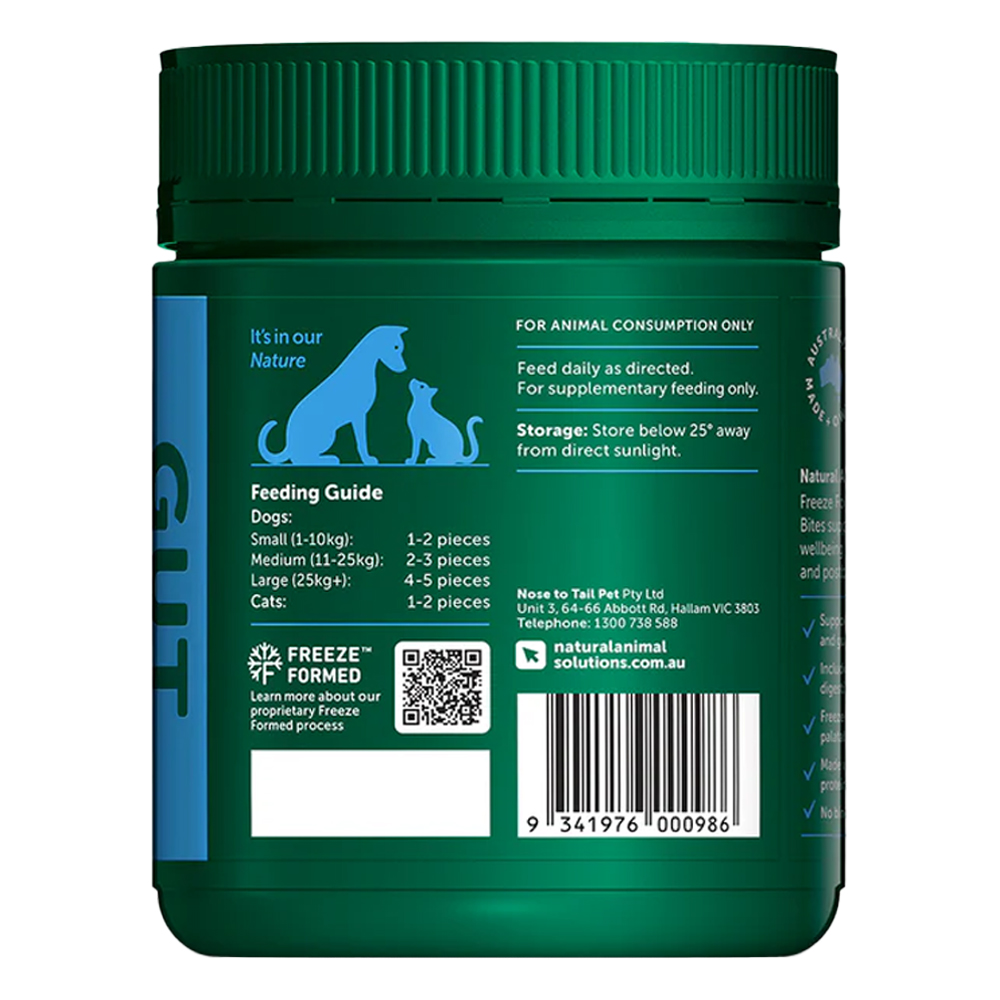 Natural Animal Solutions NAS Freeze Formed Gut Health Bites for Dogs & Cats