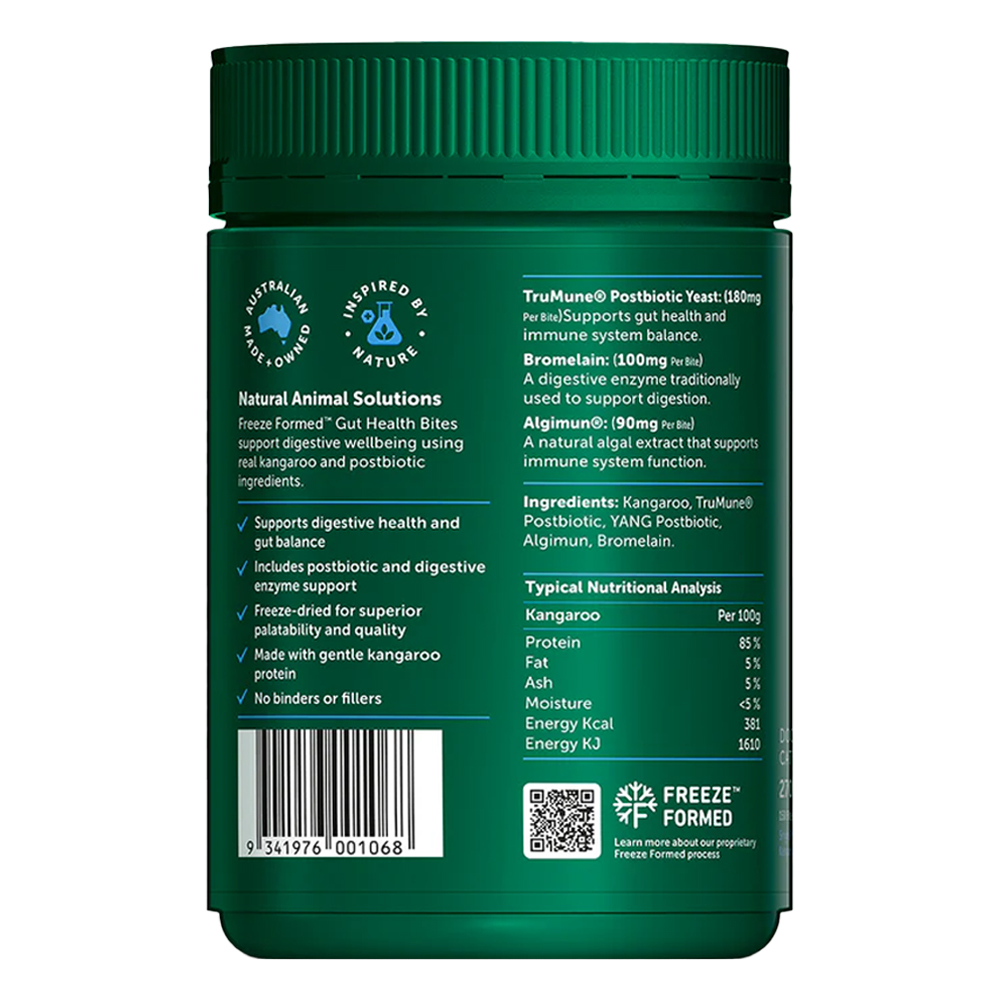 Natural Animal Solutions NAS Freeze Formed Gut Health Bites for Dogs & Cats