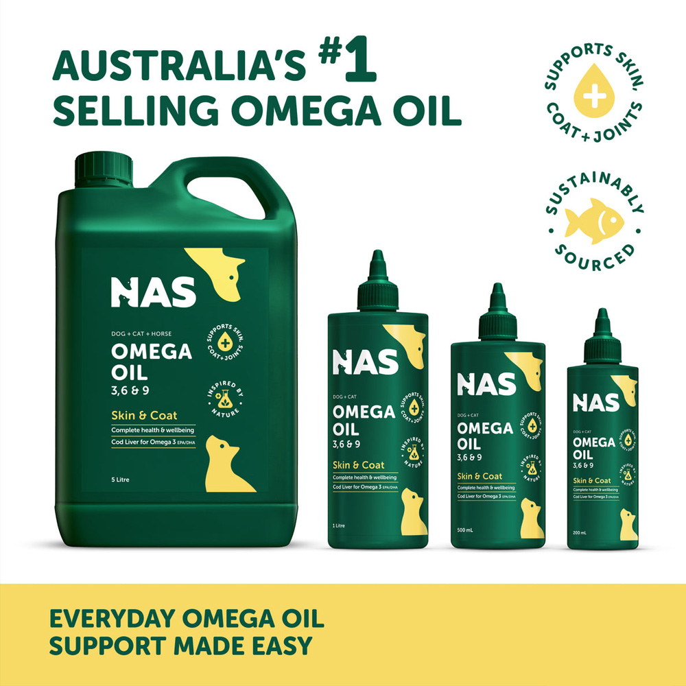 Natural Animal Solutions Omega 3,6 & 9 Oil for Dogs and Cats