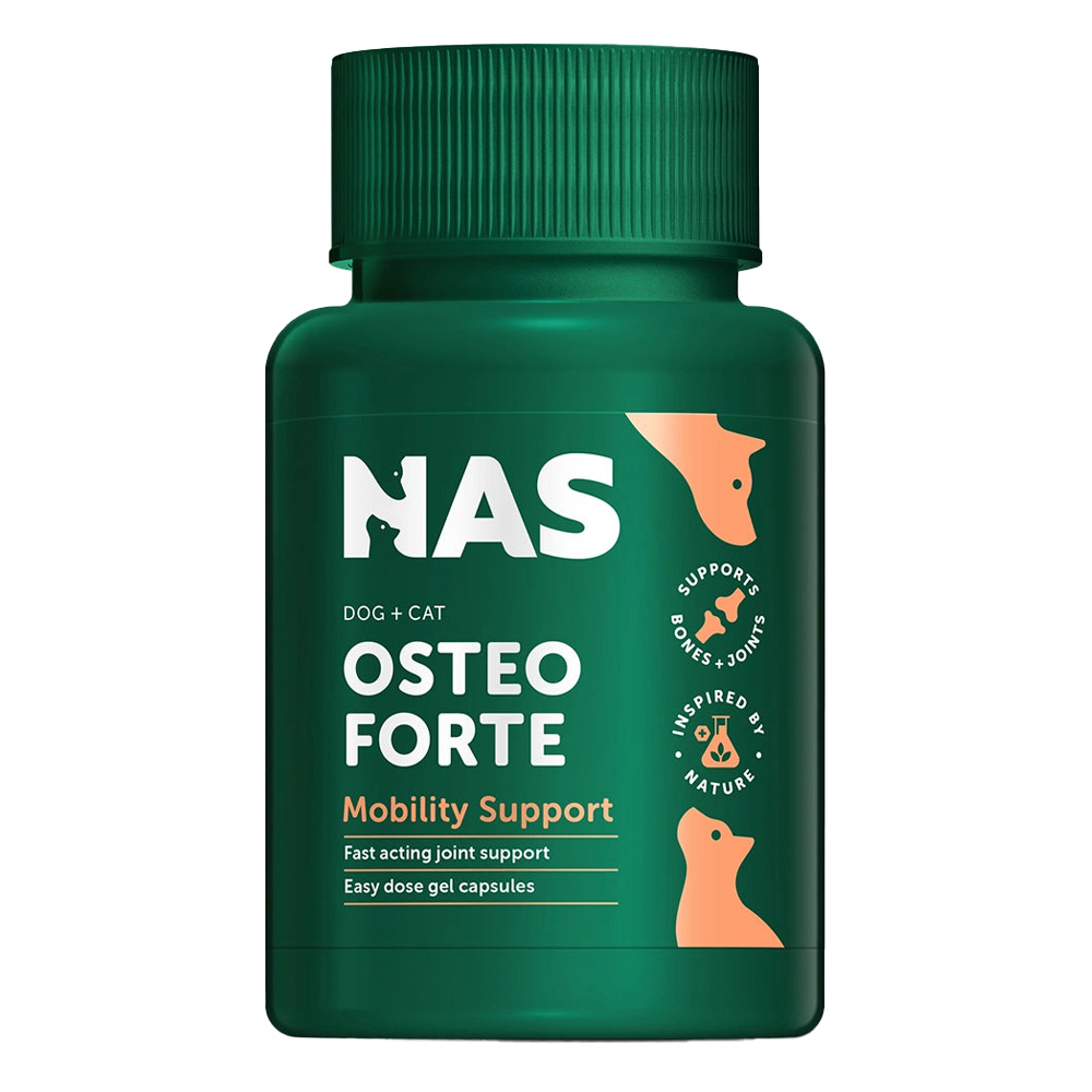 Natural Animal Solutions OsteoForte Caps for Dogs and Cats for Dog Supplies